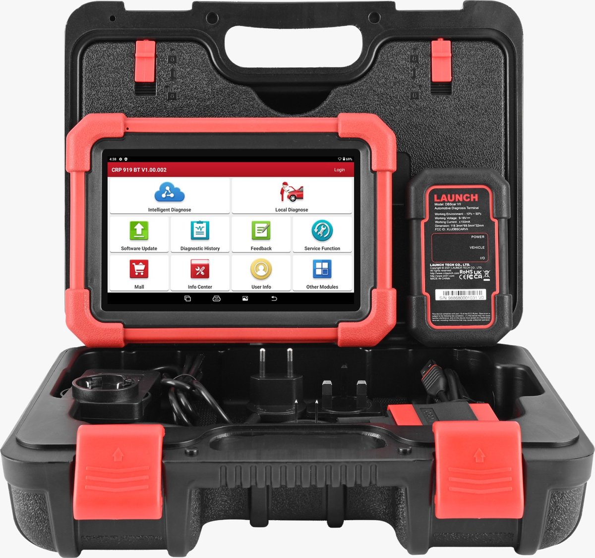 Launch Creader CRP919X BT Diagnose Tablet Uitleesapparatuur thumbnail 4