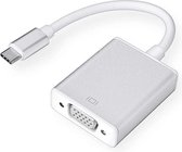 Go Go Gadget - USB-C naar VGA Adapter - Geschikt voor Macbook/Chromebook/Acer/Dell/HP/Lenovo - USB-C - VGA - Grijs met witte kabel