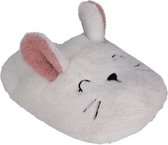 Voetenwarmer pantoffel - voor kinderen - konijn - one size - dieren sloffen