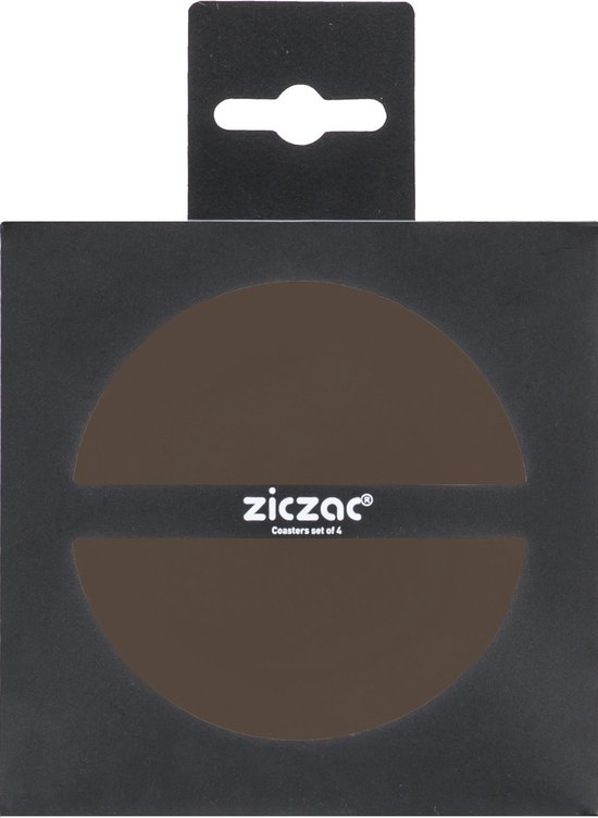 ZICZAC - Glasonderzetter TOGO - SET/12 - Kunstleder - dubbelzijdig, makkelijk schoon te maken, antislip - Stone - Dia 10 - Groen ZICZAC - Glasonderzetter TOGO - SET/12 - Kunstleder - dubbelzijdig, makkelijk schoon te maken, antislip - Stone - Dia 10 - Groen