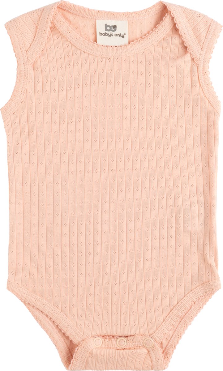 Baby's Only Rompertje Dream - Romper voor meisjes - Babybody gemaakt van 100% ecologisch katoen - Mouwloos - Peach - 68 - GOTS