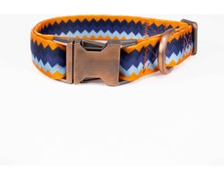 Luxe Halsband voor Honden-Metaal-Verstelbaar- 26 Cm-40 Cm x 2 Cm-D144