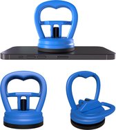MMOBIEL Zuignap 2 Stuks - Glasdrager, Deukentrekker en Openingsgereedschap voor Elektronische Apparaten tot 10 KG – Sterke Vacuüm Zuignappen Suction Cups - Blauw