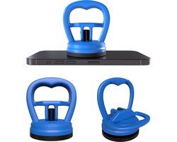 MMOBIEL Zuignap 2 Stuks - Glasdrager, Deukentrekker en Openingsgereedschap voor Elektronische Apparaten tot 10 KG – Sterke Vacuüm Zuignappen Suction Cups - Blauw