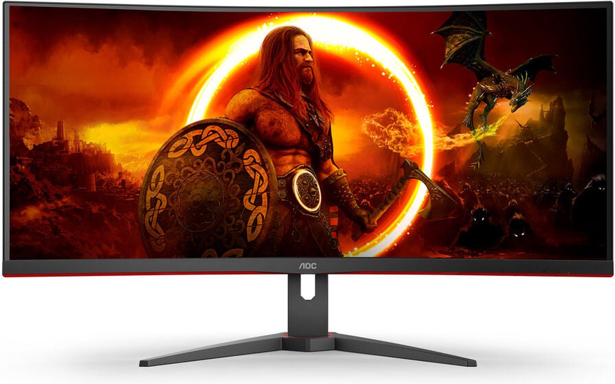 AOC CU34G2XE - WQHD Ultrawide Curved Gaming Monitor - 144Hz - 34 Inch