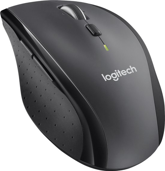 Logitech M705 - Draadloze Marathon Muis - USB - Rechtshandig - Grijs