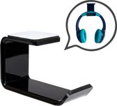 Stijlvolle Zwarte Headset Houder - Koptelefoon Wandhanger met Sterke Zelfklevende Stickers - Perfecte Gaming Accessoire - Wandhanger - Houder Bureau