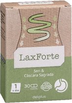 Laxatif NATURAL LAXANT _LaxForte Capsules Boîte 30 capsules (16,35 g) contient du séné et de la cascara fabriqués à partir d'espèces végétales sacrées et d'acides aminés