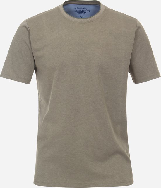 Redmond regular fit T-shirt - korte mouw O-hals - groen - Maat: