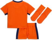 Nike Nederland 2024 Stadium Thuis Nike Driedelig Replica Voetbaltenue Baby's Peuters Safety Orange Maat 12-18