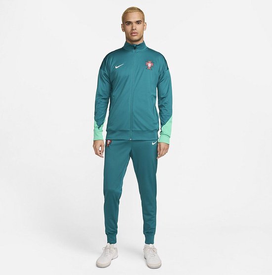 Nike Portugal Strike Nike Dri-FIT knit voetbaltrainingspak Geode Teal Maat S
