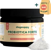 Probiotica Forte POEDER | Vrij van zetmeel en eiwitten | Ondersteunt Darmflora & Spijsvertering | 100% Natuurlijk | +3 miljard Probiotica | FAVV goedgekeurd | Probiotica Hond | Hondensupplementen | Hondensnacks | Geschenk per bestelling | 180 gram