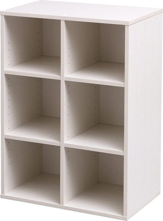 adderrek, staand rek, voor woonkamer, slaapkamer, thuiskantoor, stijlvol design - boxes, shelves, bookcase W59 x D35 x H83.6 cm