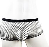BamBella ® - Boxer short - One size - Sexy Zwart Erotische kant doorzichtige onderbroek Heren