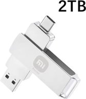 2 in 1 USB 3.0 / 2 TB / Flash Drive Type-C Hoge Snelheid Mermory Stick Voor Telefoon, Tablet, PC