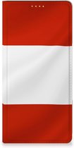 Hoesje Geschikt voor Xiaomi Redmi Note 13 5G Telefoonhoesje met Naam Oostenrijkse Vlag