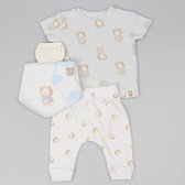 Pure & Soft - baby cadeauset / kledingset - 4-delig - maat 62