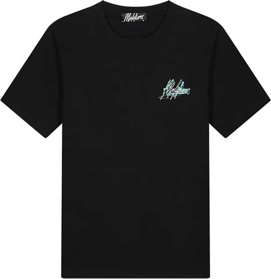Malelions Splash Signature T-shirt zwart, S