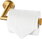 Toiletpapier Houder, Toiletpapier Houder van Roestvrij Staal voor Keuken en Badkamer Toiletpapier-1 verpakking(Geborsteld Messing)