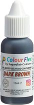 Sugarflair Colourflex Voedingskleurstof op Oliebasis - Donker Bruin - 15 ml