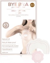 Bye-bra Breast Lift - Liftpads - Inclusief Tepelcovers - Beige - Cup D-F