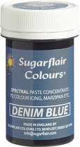 Sugarflair Spectral Concentrated Paste Colours Voedingskleurstof Pasta - Denim Blue - 25g