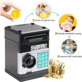 Smart-Shop Elektronische Spaarpot - Wachtwoord Safe Box Geldkist Voor Kinderen - Digitale Munten Geld Besparen Kluis Geldautomaat Machine - Rood