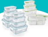 Conteneurs de stockage des aliments - Set de conteneurs de stockage des aliments en verre
