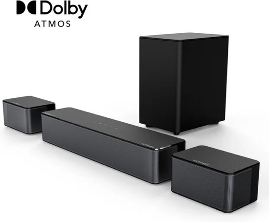 Momentum® - Soundbar met Subwoofer - Draadloze Subwoofer voor TV - Dolby Atmos Surround Geluid - Bluetooth Connectie - Hoge Kwaliteit Luidsprekers - Momentum Online