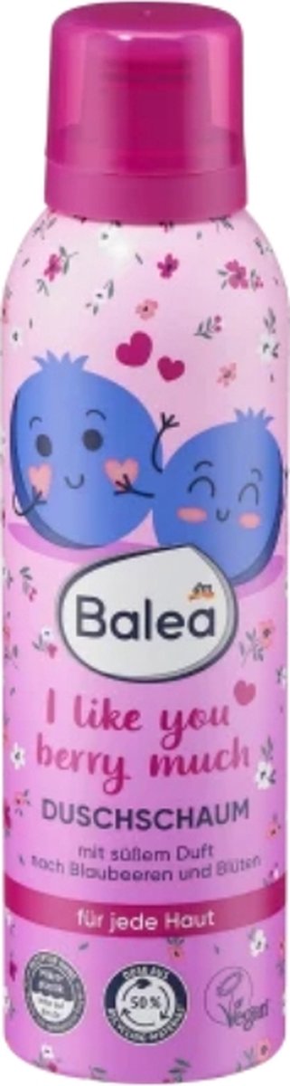 Goedkoopste Balea Doucheschuim I like you Berry much, 200 ml