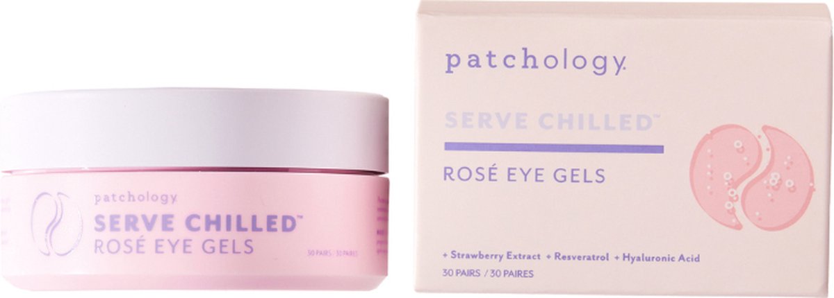Patchology Serve Chilled Rosé 30 Pair Eye Gels 30 pcs