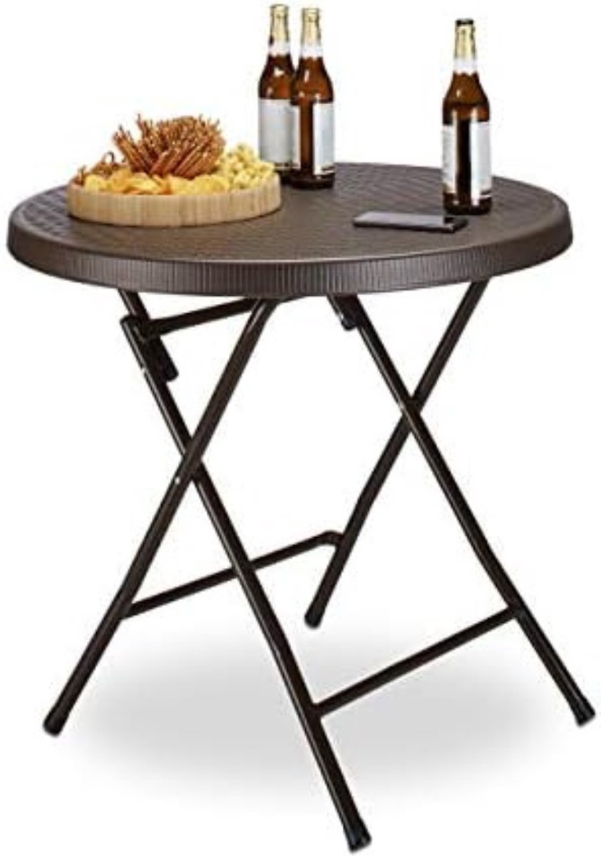 Balkonbar Balkontafel Inklapbaar Bruin