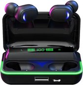 TechCloud E10Pro - Draadloze Oordopjes , Active Noise Cancelling , In-Ear , Zwart , Bluetooth , Gaming Sfeer , Regenbestendig