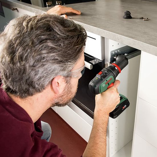 Perceuse sans fil Bosch AdvancedDrill 18 - Avec étui - Avec 2x batteries 18 V et chargeur