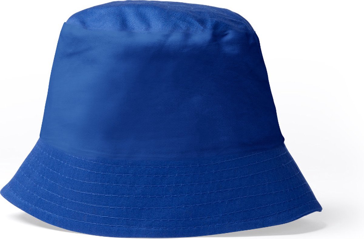 Finnacle - Buckethat voor Festivalgangers - Festivalhoedje Donker Blauw Vissershoedje voor Volwassenen - Zonhoedje met Emmerhoed design