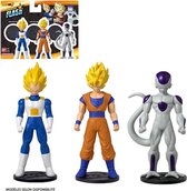 Dragon Ball Flash Figurine Set - 3 Heldhaftige Figuren van 10 cm