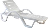 CLP Havana Set van 10 ligstoelen wit