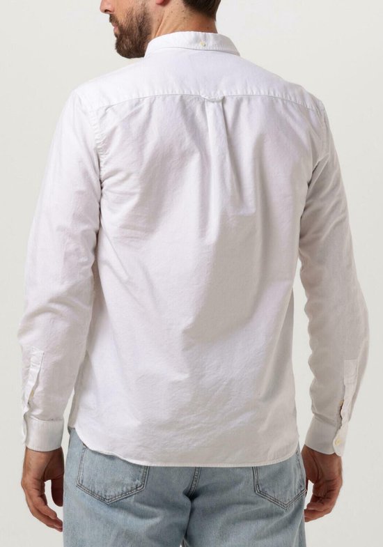 Lyle & Scott Regular Fit Light Weight Oxford Shirt - met lange mouwen - Heren Wit - Maat XS