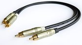 Audiophile Squad Cinch Kabel van MOGAMI 2534 - 50 cm High End RCA Audio Kabel V2.0