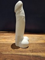 ### DIY Gipsen Penis-piemel van 17,5 cm voor Decoratief Gebruik - Perfect voor Vriendinnenuitjes en Vrijgezellenfeesten moeder dochters uitje