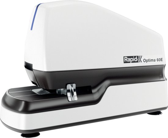 Rapid Contactloze Elektrische Nietmachine Optima 60E - Niet tot 60 Vel - Wit