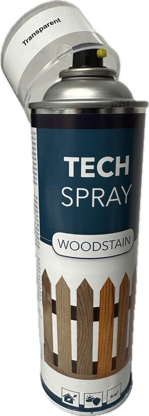 Tech spray wooddstain - Transparent 500ml