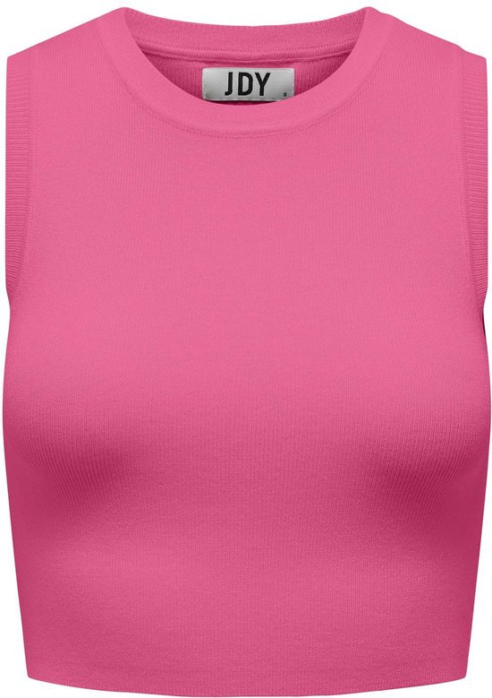 Jacqueline de Yong Top Jdycirkeline S/l Crop Top Knt 15294789 Hot Pink Dames Maat - XL