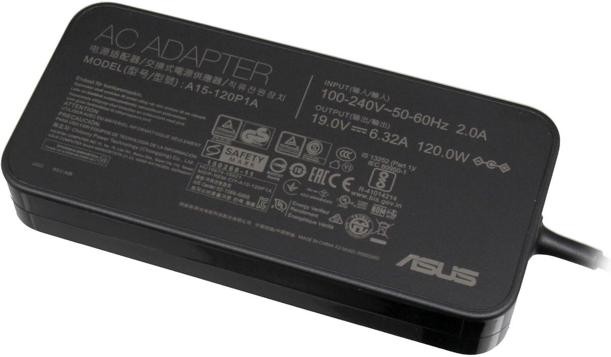 Asus 0A001-00063900 oplader 120W - afgerond