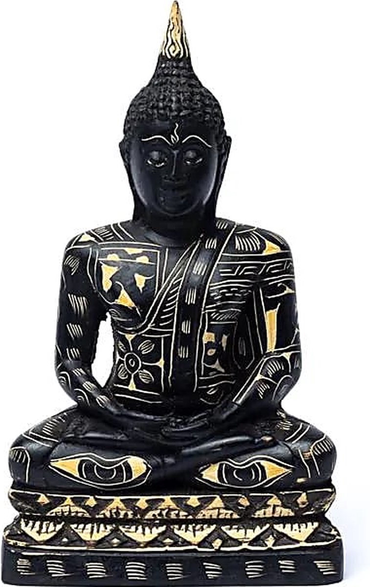 Yogi & Yogini - Meditatie - Boeddha - zwart