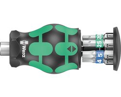 Wera Kraftform Kompakt Stubby Magazin 3 05008875001 Bitset Torx, Inbus Incl. bithouder