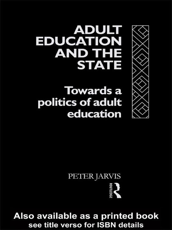 Adult Education and the State - cover