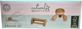 Natural Beauty Star Multipurpose Massage set - Beauty Star houten massageset - Body Massager - Full Body Relaxation