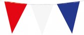 Vlaggenlijn Versiering Rood Wit Blauw 10m 20x30cm EK - WK Koningsdag.