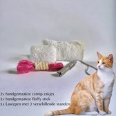 Kattenspeelgoed Set - Laserpen - Catnip - Fluffy Stick - Kattenspeeltjes - KattenKruid